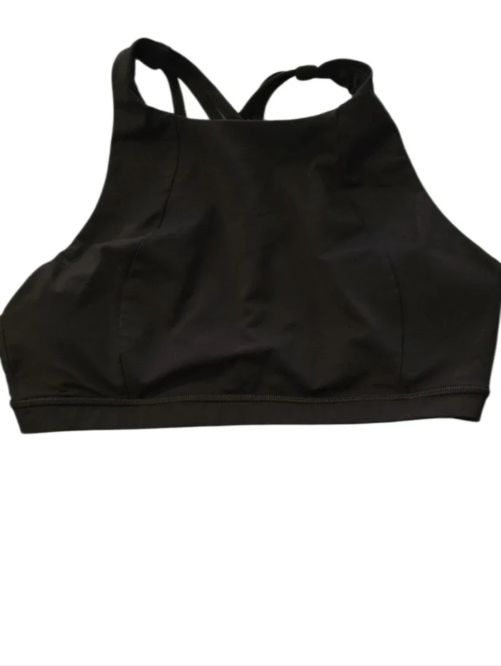 Lululemon Free To Be Serene Bra High Neck Black Yoga Gym Workout! 10
